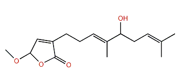 8-Hydroxy-1-methoxybutyrolactone dendrolasin